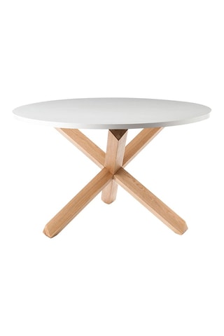 Table Frisia - Blanc et naturel
