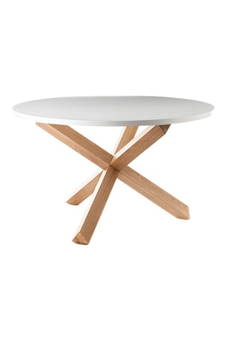 Table Frisia - Blanc et naturel