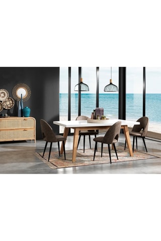 Table extensible Joker - Naturel et blanc