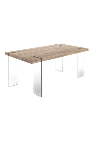 Table Waver - Naturel et transparent