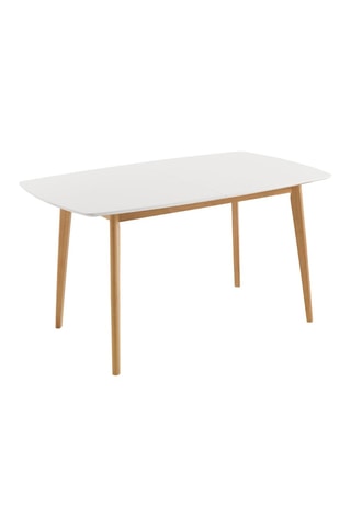 Table extensible Still - Blanc et naturel