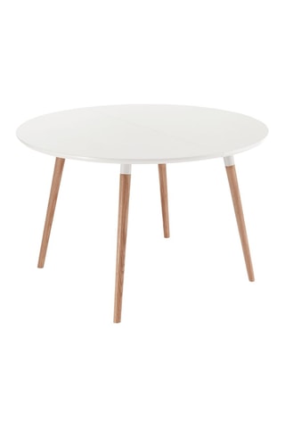 Table extensible Ego - Blanc et naturel