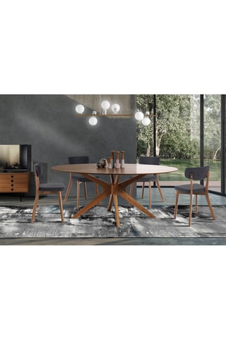 2 chaises Varm - Naturel et gris