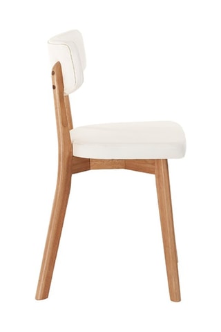 2 chaises Varm - Naturel et blanc