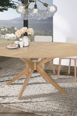 2 chaises Varm - Naturel et blanc
