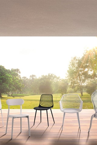 4 chaises Stoccolma - Blanc