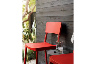 4 chaises Anja - 
Rouge