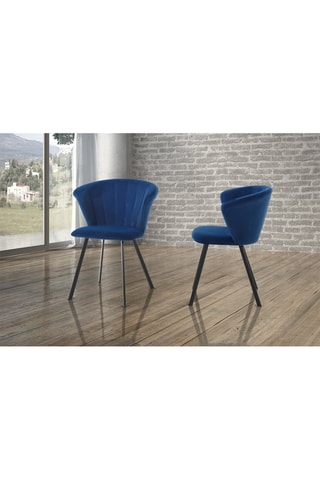 2 chaises Noah - Bleu