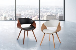 Chaise Visby Evo - Naturel et blanc