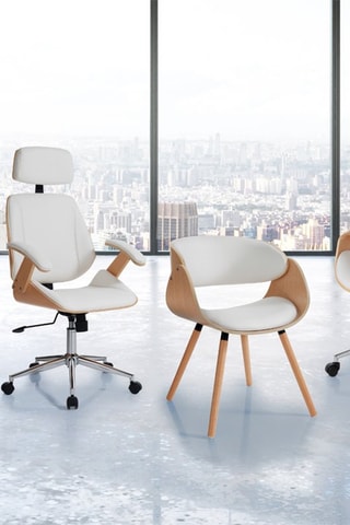 Chaise Visby Evo - Naturel et blanc