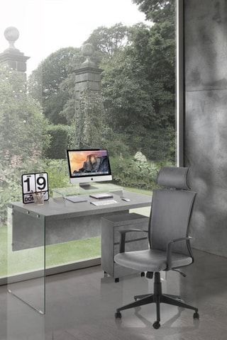 Fauteuil de bureau Ontario - Gris et noir