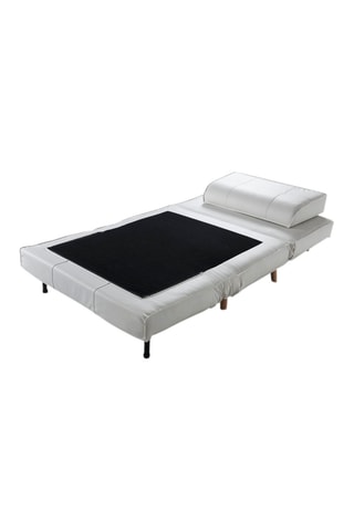 Fauteuil convertible Shift - Blanc et naturel