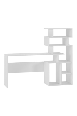 Bureau et bibliothèque Ghea - Blanc