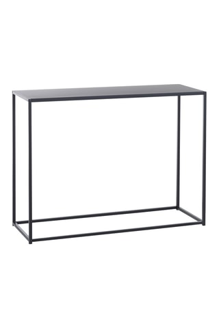 Console double Thin - Noir - 77,5 x 40 x 100 cm