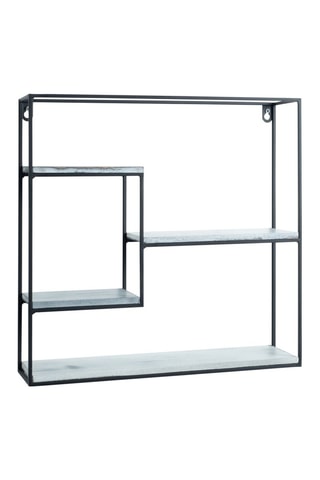 Etagère murale Tetris - Noir et blanc