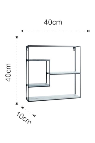 Etagère murale Tetris - Noir et blanc