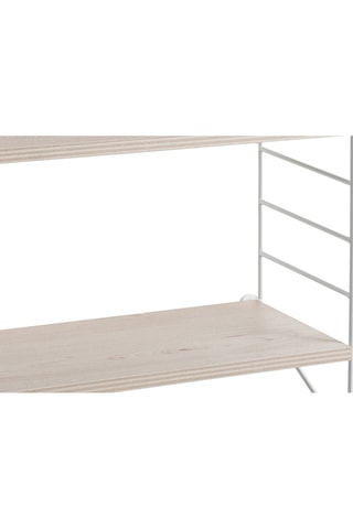 Etagère murale Mi-Ti-Ka Big - Imitation bois et blanc