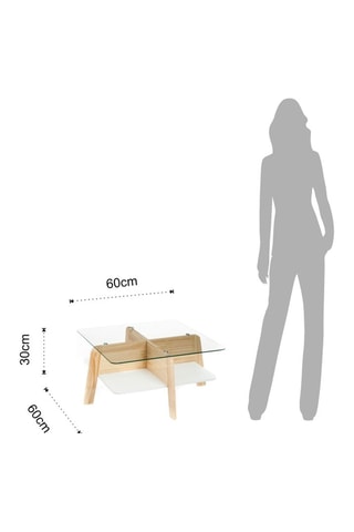 Table Varm  - Naturel et transparent