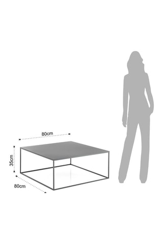 Table basse Thin - Gris