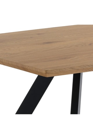 Table Pejo - Imitation bois et noir