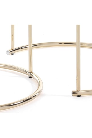 Set de 2 tables basses Thin-R Marble - Doré et blanc
