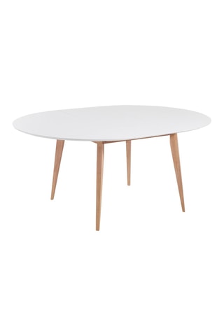 Table Jak - Blanc et naturel