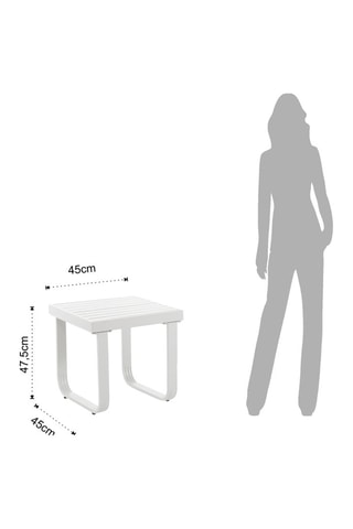 Table d'appoint Ischia - Blanc