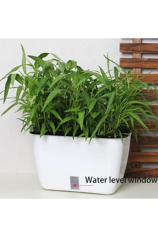 Jardinière auto irriguante Dalhia - Blanc