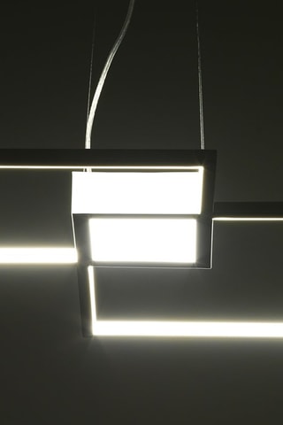 Suspension LED Square White - Blanc