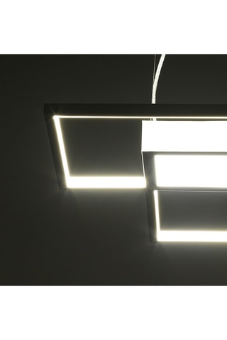 Suspension LED Square White - Blanc