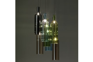 Suspension 7 lumières Bottles -  Multicolore