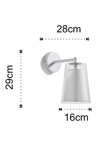 Applique Matt - Transparent et blanc