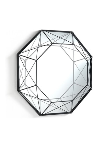 Miroir mural Diamond - Noir opaque