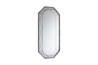 Miroir mural Diamond - Noir