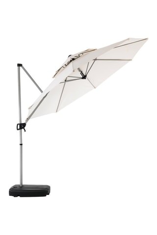 Parasol déporté Numana - Ecru