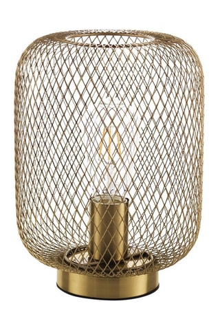Lampe Crate - Doré