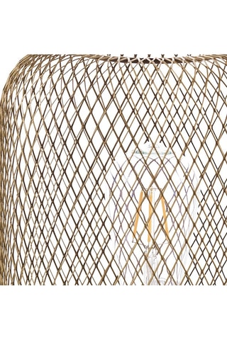 Lampe Crate - Doré