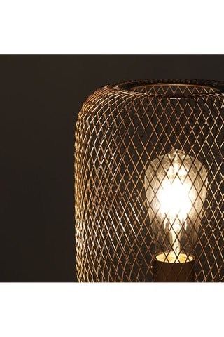 Lampe Crate - Doré