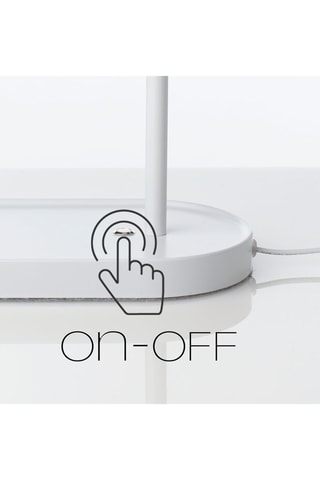 Lampe de table LED Pogo - Blanc