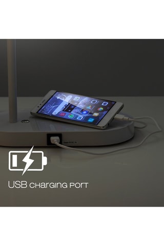 Lampe de table LED Pogo - Blanc