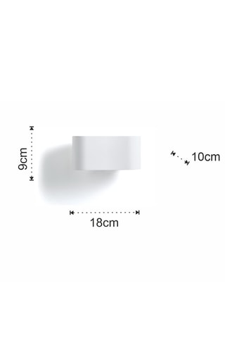 Applique murale Domus - Blanc - 25 W