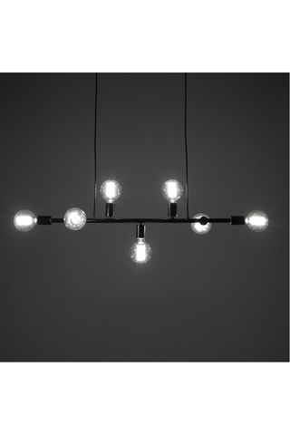 Suspension Kiara - Noir - 7 x 40 W