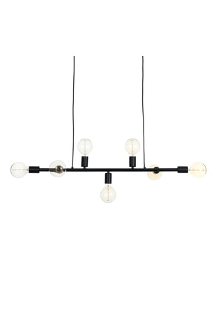 Suspension Kiara - Noir - 7 x 40 W