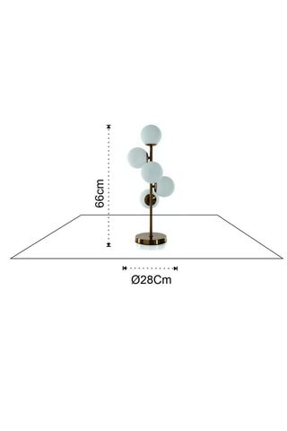 Lampe à poser LED Galaxy - Blanc - 5 x 5 W