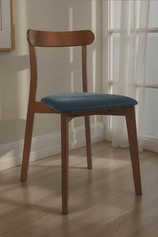 2 chaises en bois massif Ambra - 78 x 45 x 51 cm