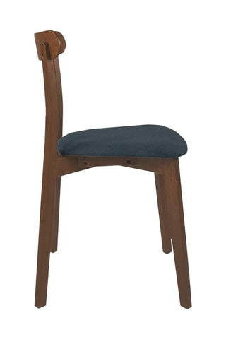 2 chaises en bois massif Ambra - 78 x 45 x 51 cm