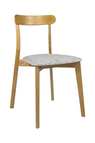 2 chaises en bois massif Ambra - 78 x 45 x 51 cm