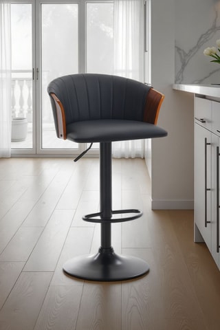 Tabouret de bar Bryan - 82/102 x 55 x 51 cm