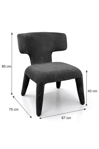 Fauteuil Herd - Anthracite