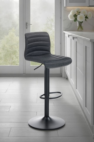 2 tabourets de bar Garbo - 86/106 x 40 x 48 cm